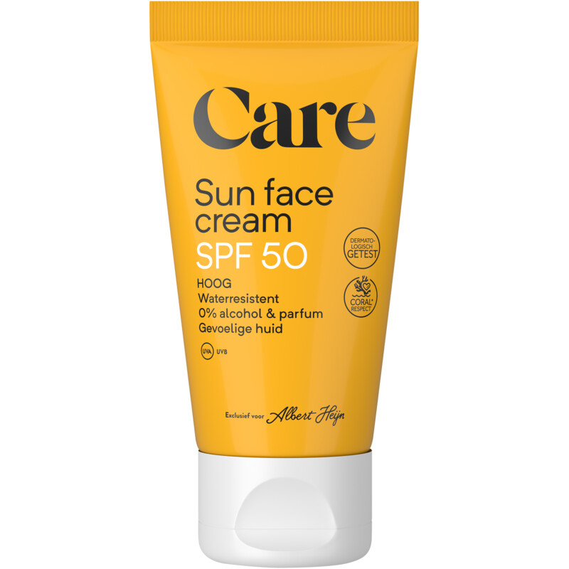 Een afbeelding van Care Sun face cream spf50