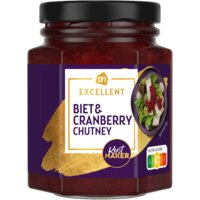 Een afbeelding van AH Excellent Biet & cranberry chutney