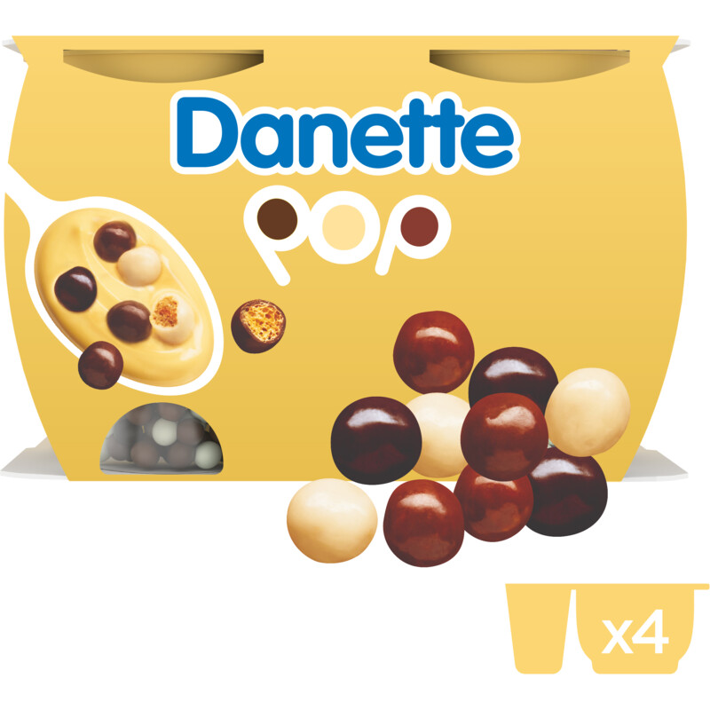 Een afbeelding van Danette Pop vanillesmaak bel