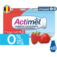 Een afbeelding van Danone Actimel Aardbei 0% bel