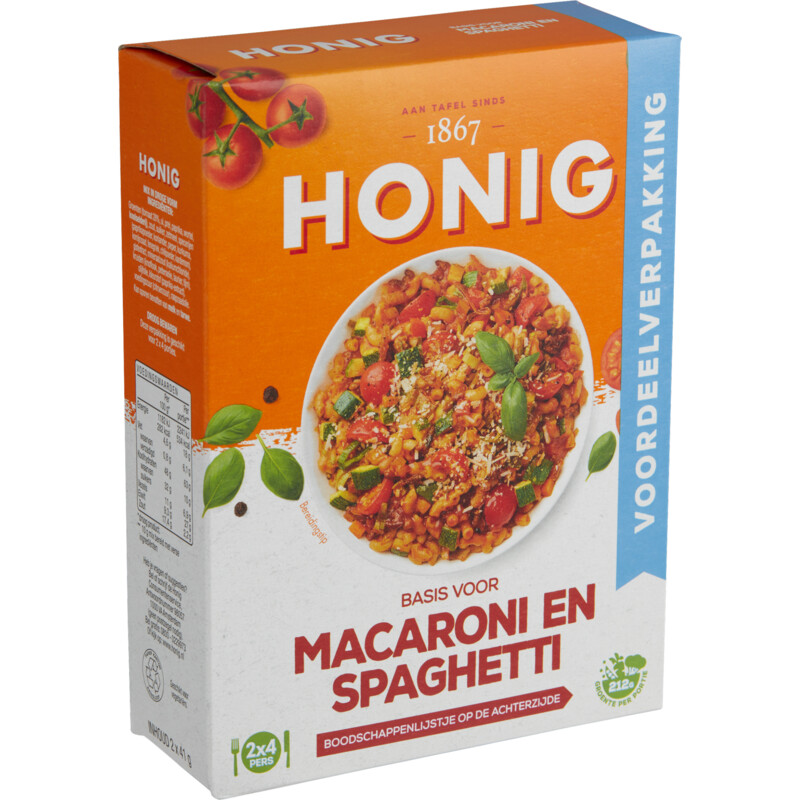 Een afbeelding van Honig Basis macaroni & spaghetti voordeel