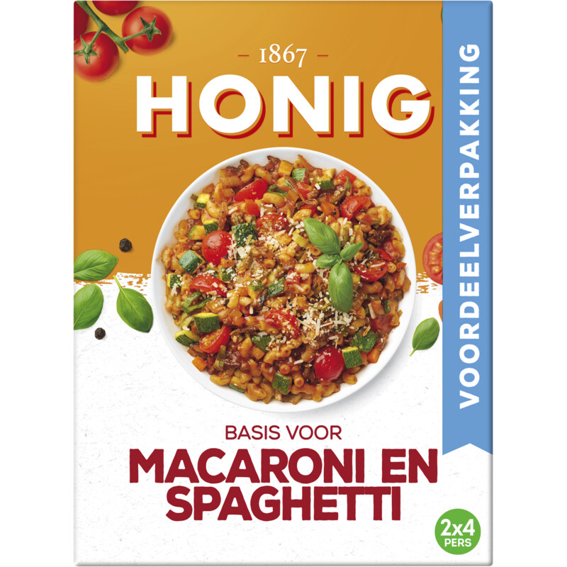 Een afbeelding van Honig Basis macaroni & spaghetti voordeel