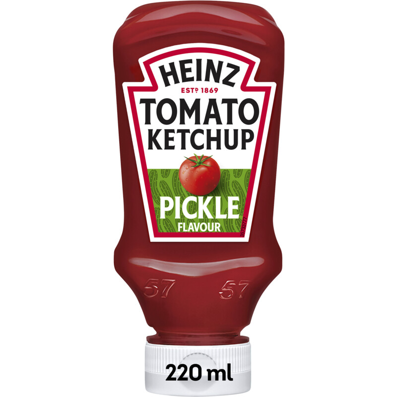 Een afbeelding van Heinz Tomato ketchup pickle flavour