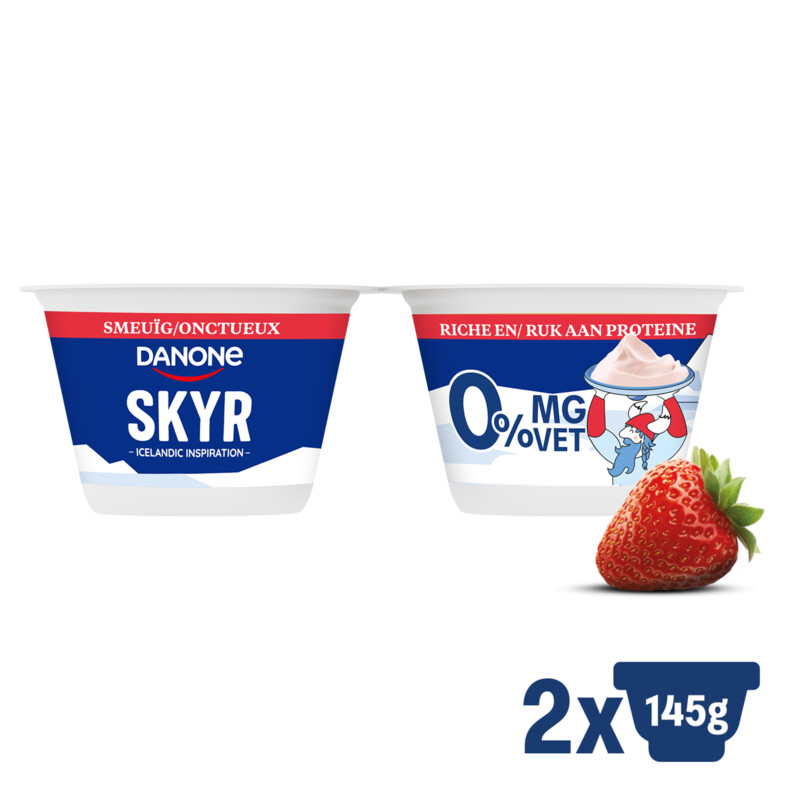 Een afbeelding van Danone Skyr smeuïg aardbei bel