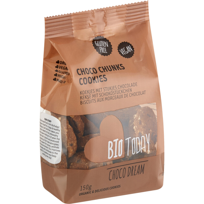 Een afbeelding van BioToday Koekjes met stukjes chocolade