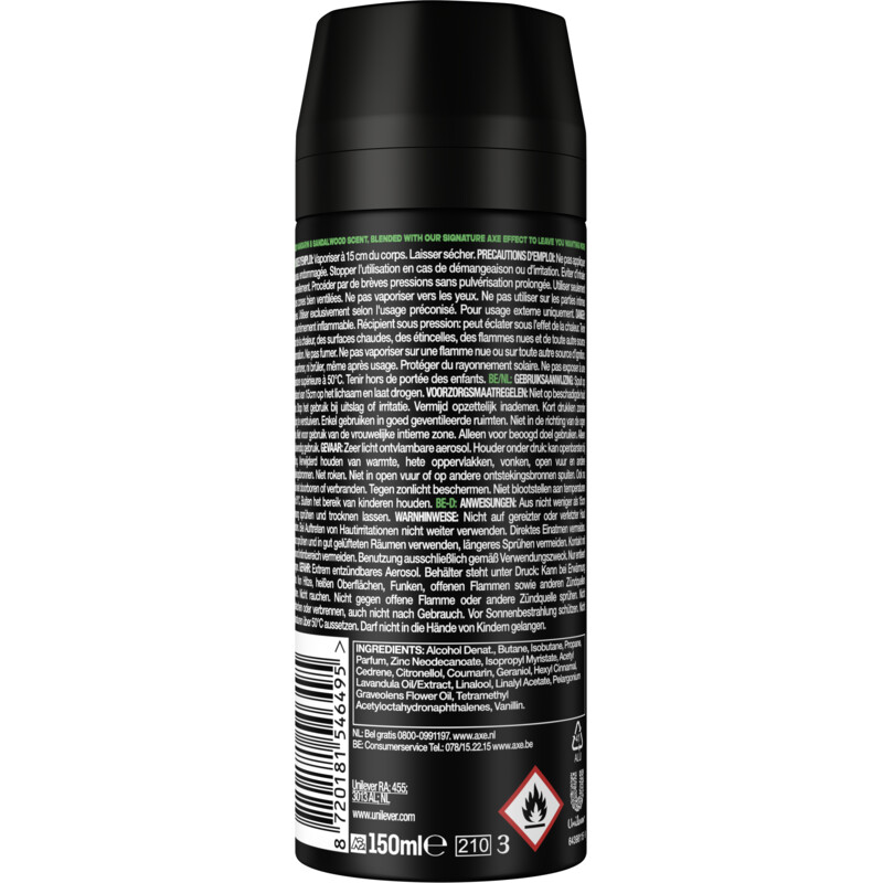 Een afbeelding van Axe Africa deodorant bodyspray
