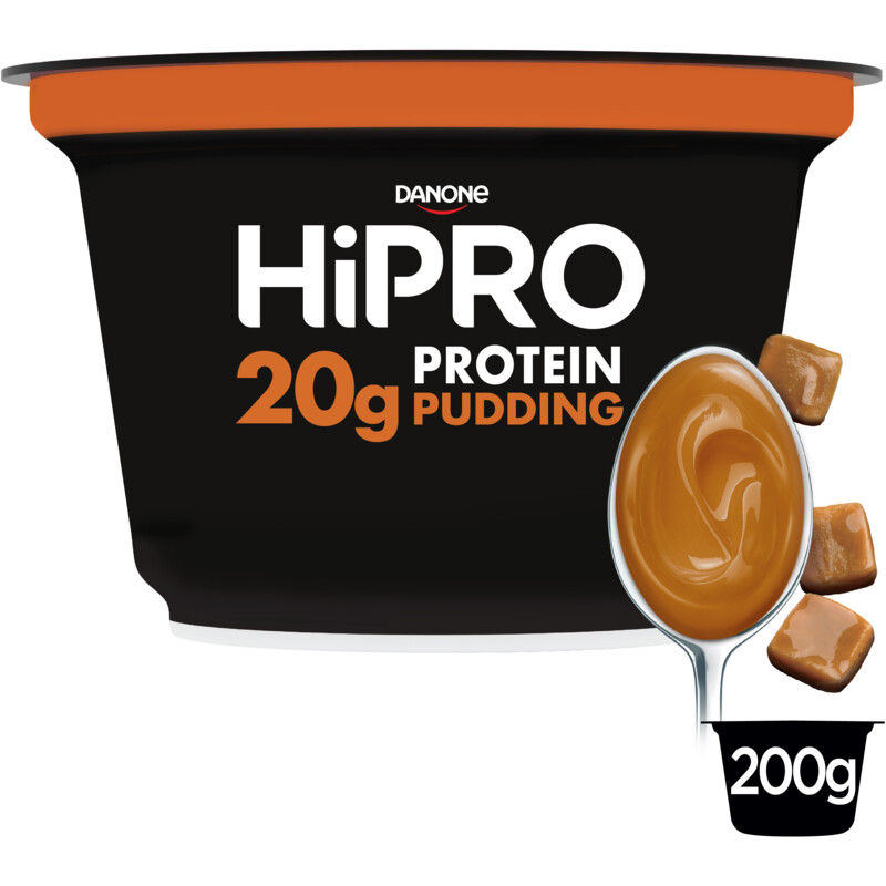 Een afbeelding van HiPRO Protein pudding caramel bel
