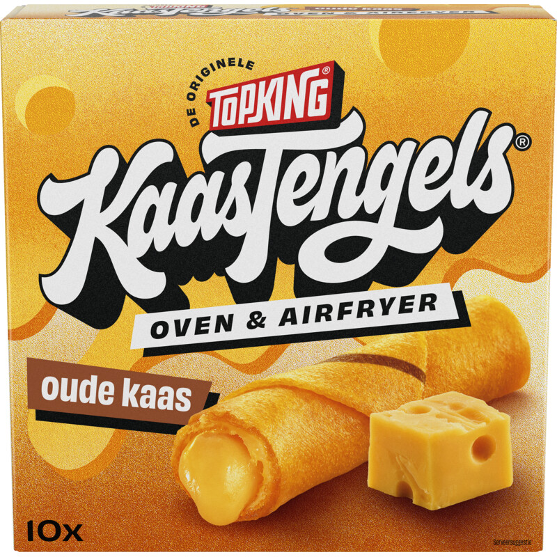 Een afbeelding van Topking Kaastengels oven & airfryer oude kaas