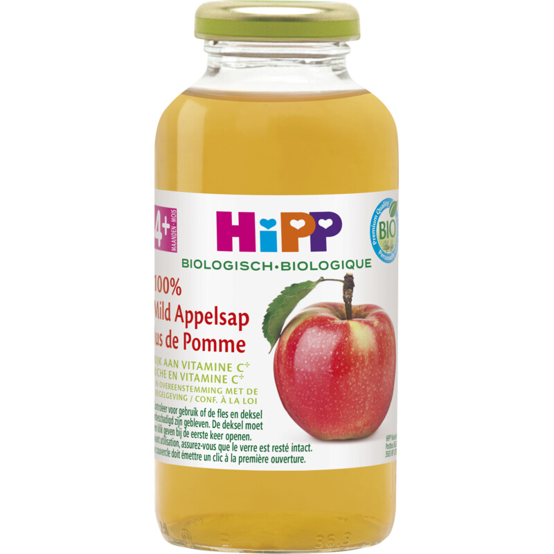 Een afbeelding van Hipp 4m Sap appel mild bio