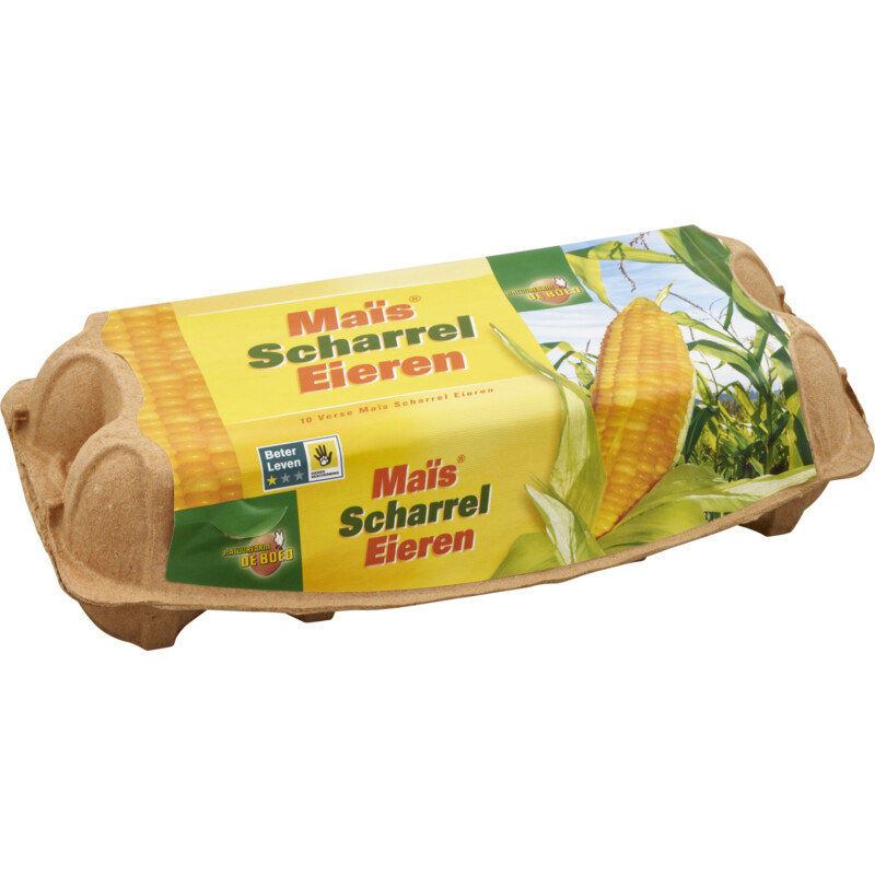 Een afbeelding van Natuurfarm de Boed Mais-scharreleieren L