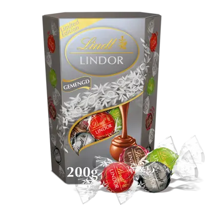 pdp-image-Lindt Lindor gemengde chocolade bonbons zilver
