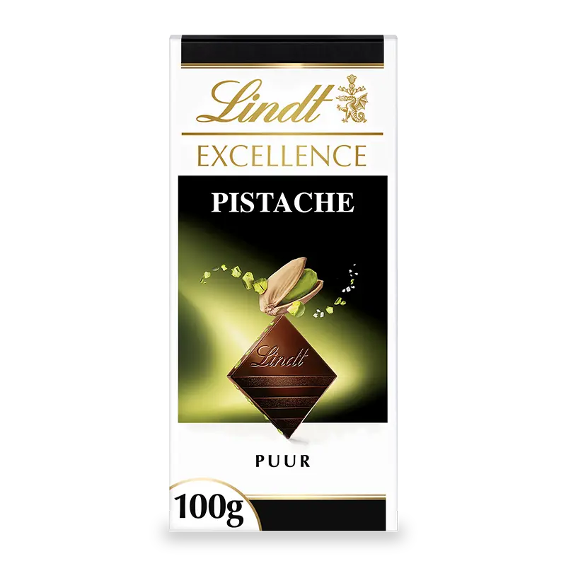 Lindt Excellence reep pure chocolade pistache