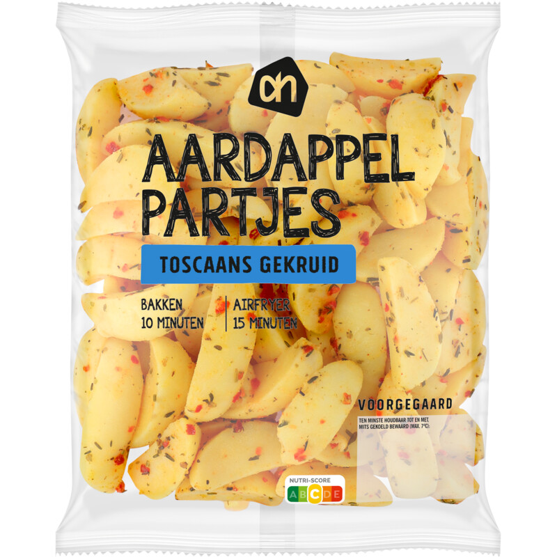 Een afbeelding van AH Aardappel partjes Toscaans gekruid