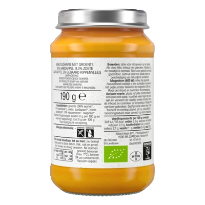 pdp-image-AH Biologisch Maaltijdhapje groente aardappel & kip 6+