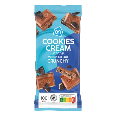 pdp-image-AH Cookies cream melkchocolade crunchy