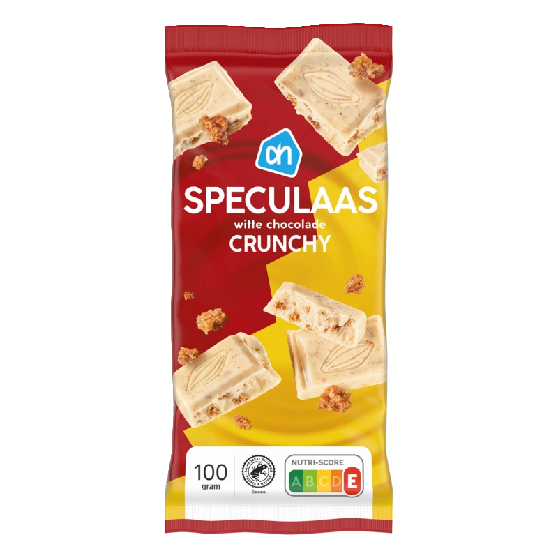 AH Speculaas witte chocolade crunchy