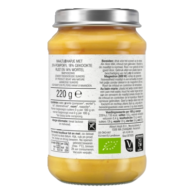 pdp-image-AH Biologisch Maaltijdhapje pompoen wortel 8m+