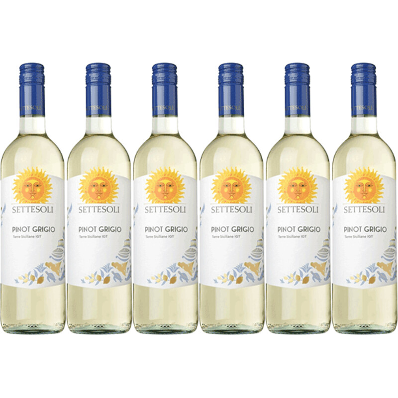 Een afbeelding van Settesoli Pinot grigio 6 flessen