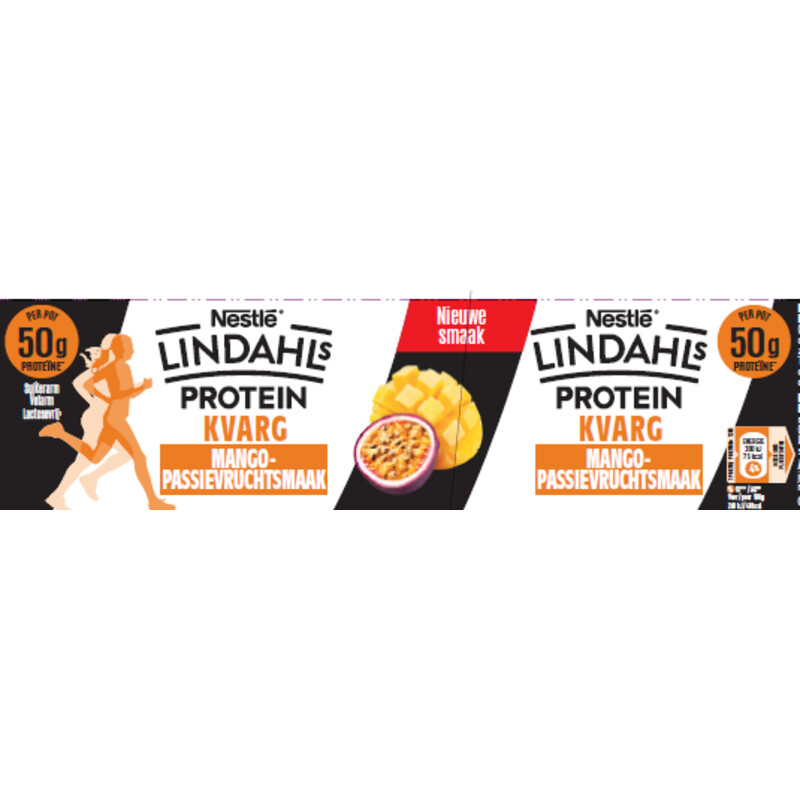 Een afbeelding van Lindahls Protein kvarg mango passievruchtsmaak