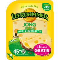 Een afbeelding van Leerdammer Original jong 45+ plakken