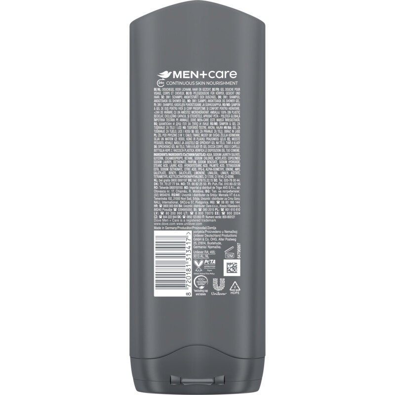 Een afbeelding van Dove Men+care clean comfort douchegel