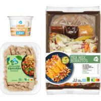 Een afbeelding van AH Vega Gesneden TexMex Burrito Verspakket
