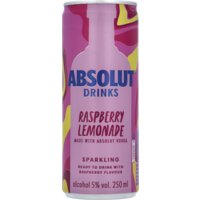 Absolut Raspberry lemonade