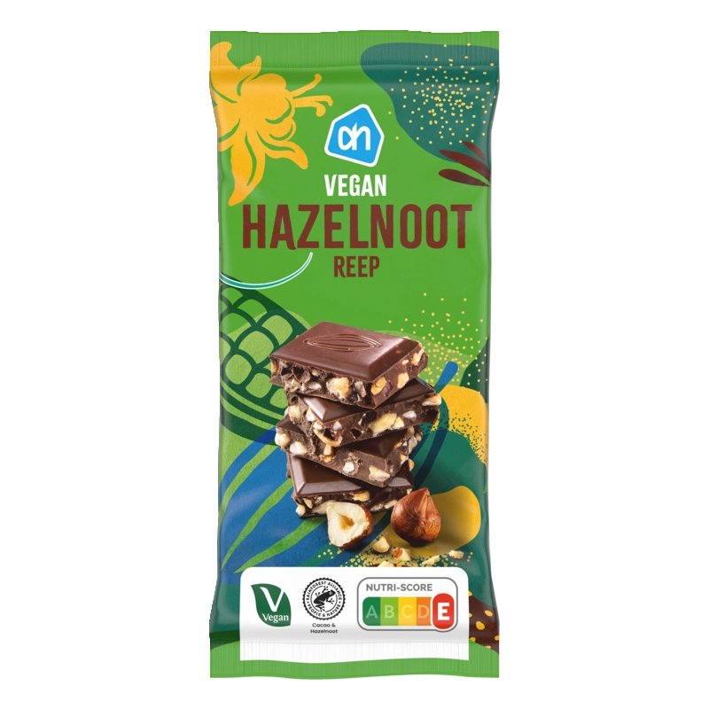 Vegan hazelnoot reep
