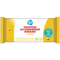 Een afbeelding van AH Vochtige allesreiniger doekjes citrus