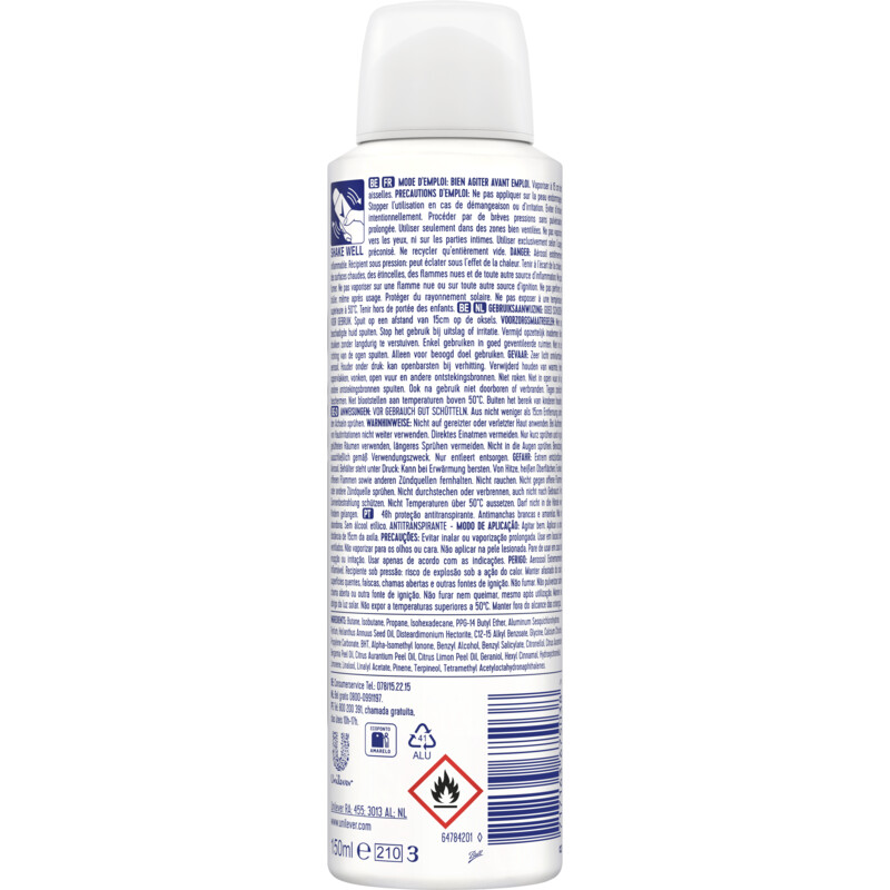 Een afbeelding van Rexona Invisible diamond anti-transpirant spray