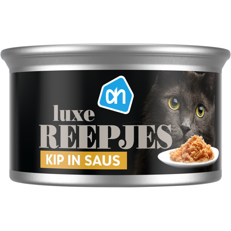 Een afbeelding van AH Luxe kip reepjes in saus
