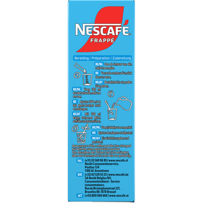 Een afbeelding van Nescafé Frappé ijskoffie oploskoffie