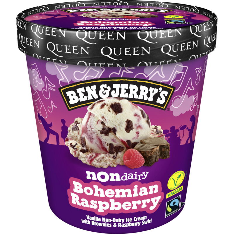 Een afbeelding van Ben & Jerry's Non dairy bohemian raspberry