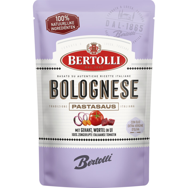 Een afbeelding van Bertolli Pastasaus in zak bolognese