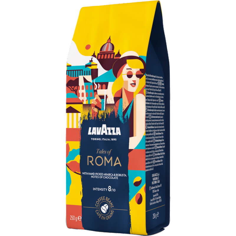 Een afbeelding van Lavazza Tales of Roma koffiebonen