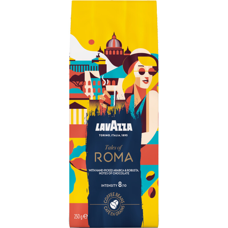 Een afbeelding van Lavazza Tales of Roma koffiebonen