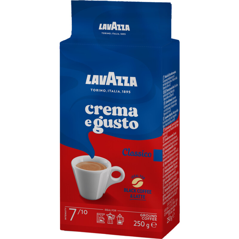 Een afbeelding van Lavazza Crema e gusto classico gemalen koffie