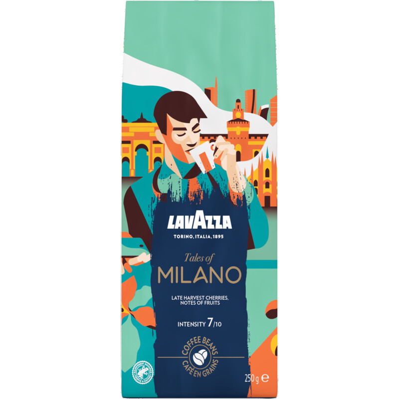Een afbeelding van Lavazza Tales of Milano koffiebonen