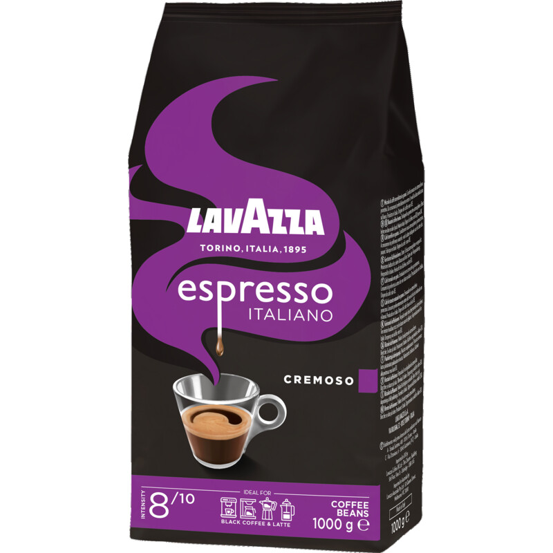 Een afbeelding van Lavazza Espresso Italiano cremoso koffiebonen