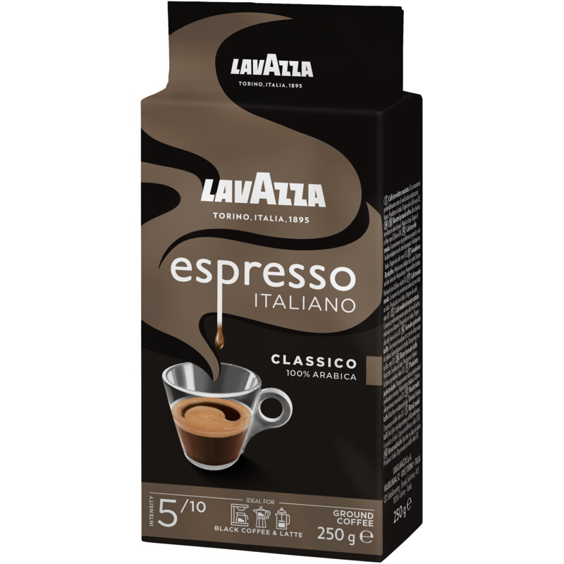 Een afbeelding van Lavazza Espresso Italiano classico ground coffee