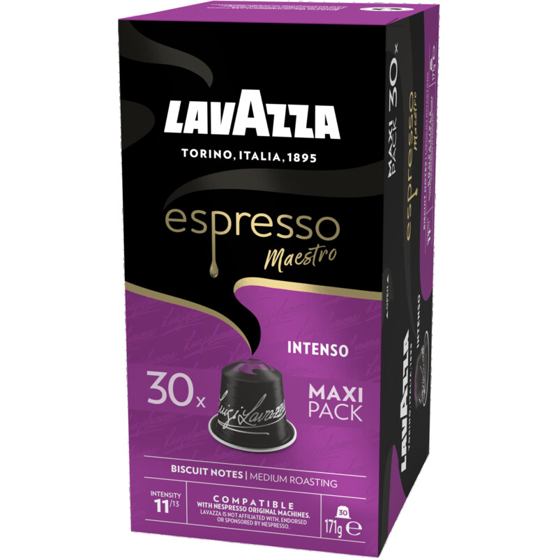 Een afbeelding van Lavazza Espresso intenso capsules maxi pack