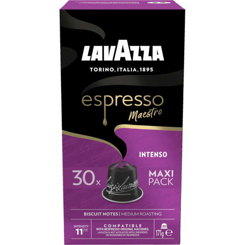 Een afbeelding van Lavazza Espresso intenso capsules maxi pack