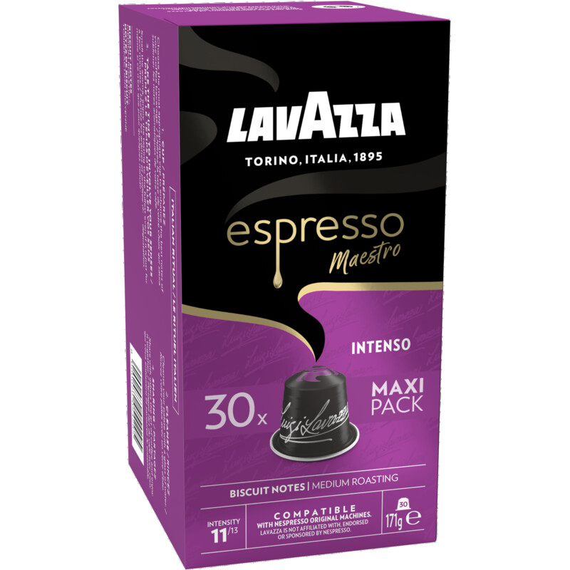 Een afbeelding van Lavazza Espresso intenso capsules maxi pack