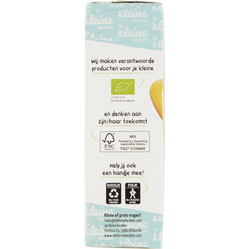 Een afbeelding van De Kleine Keuken Biologische mini koekjes 8m+