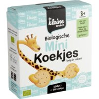 Een afbeelding van De Kleine Keuken Biologische mini koekjes 8m+