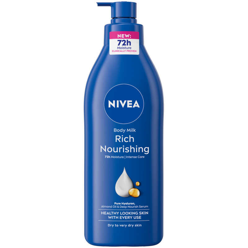 NIVEA Verzorgende body milk met pomp