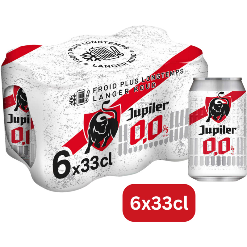 Een afbeelding van Jupiler 0,0 6-pack BEL