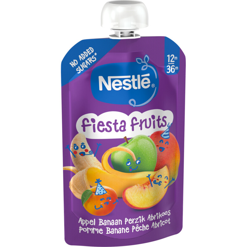 Een afbeelding van Nestlé Fiesta fruits knijpfruit 12m+