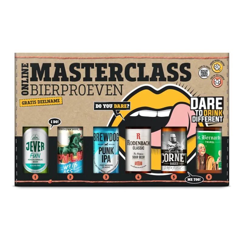 Different online masterclass bierpakket