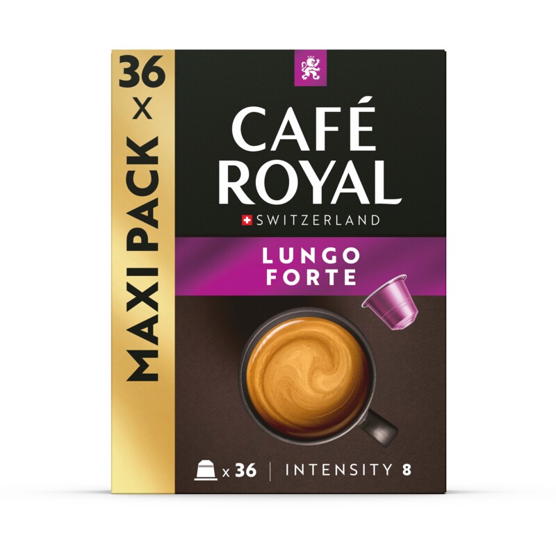 Een afbeelding van Café Royal Lungo forte capsules
